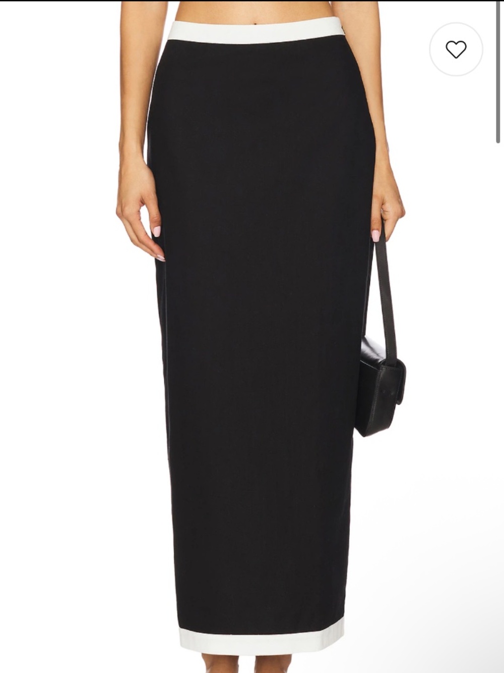 4th reckless Brea Maxi Skirt in Black